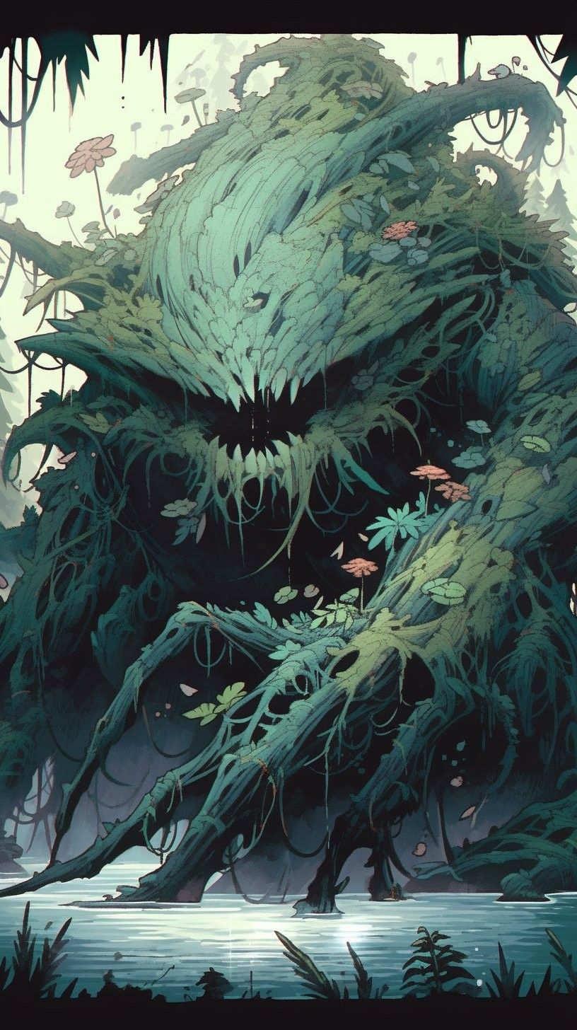 Shambling mound of salad.
